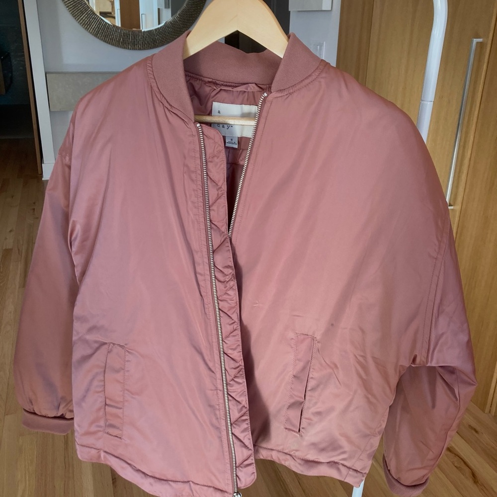 Women's Pink Bomber Jacket